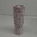 HydroJug Sport - Stainless Steel Tumbler with Straw, Vacuum Insulated, 32oz Leakproof Water Bottle, Ergonomic Design, Reusable, Dishwasher Safe, Rubber Base, Durable for Gym or Outdoors, Wildrose