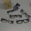 Gaoye Professional Reading Glasses for All Day - Computer Readers with Blue Light Protection - Value Pack (B1-5 Pack Light Black, +2.0)