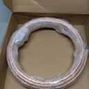 50Ft 3/8 OD Copper Tubes ACR Refrigeration Copper Tubing, 99.9% Pure Thick ASTM B280 Soft Coil, T2 Seamless Round Tube for HVAC System,Industry,Air Conditioner,Refrigerator,DIY