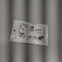 Uniclife Cute Retractable Keychain, Blue Marble Badge Holders, Key Ring, Badge Clip for Keys and ID Card, Heavy Duty Badge Reel with Carabiner