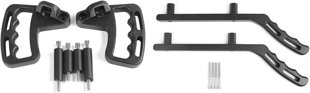 Front & Rear Aluminum Grab Handles Grip Handle Grab Bars for Jeep Wrangler JK JKU Sports Sahara Freedom Rubicon X & Unlimited X 2 Door 4 Door 2007-2018