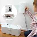 Power Strip Cover and Outlet Cover Box  Effectively Baby Proofs Power Strip on Floor or Wall, Protects Small Hands & Fingers, Cover Box and Outlet Cover Box