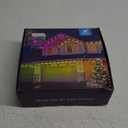 POOFZY Permanent Outdoor Lights for House,100ft RGB+IC Smart Outdoor Decor, 50 Scene Modes,App/Remote Control,IP67 Waterproof, for Christmas,Halloween,Daily & Holiday Party Decor, House Roof Lighting