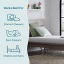 Lucid 6 Inch Memory Foam Mattress Low Profile Medium Firm Feel - Infused with Bamboo Charcoal and Gel - Bed in a Box - Temperature Regulating - Breathable - Full Size