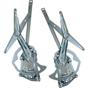 TRQ Driver & Passenger Side Power Window Regulator Set Compatible with 1994-1997 BMW 318i 1992-1997 318is 1998-1999 323i 323is 1994-1995 325i 1992-1995 325is 1996-1999 328i 328is 1995-1999 M3