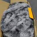 WOOMER Heated Blanket King Size 100" x 90", Electric Blanket with Dual Controllers, 0.5-12 Hours Timer & 10 Heating Levels, ETL Certified, Marble Gray Double-Sided Faux Fur, Machine Washable