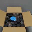 30 Pcs 2 Oz Small Plastic Bottles for Liquids, Ginger Shot Bottle with Lids, Reusable Bulk Beverage Containers for Juice, Liquor, Potion, Wellness, DIY, Wedding, Party, Travel (Black Cap)