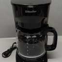 Mueller 12-Cup Drip Coffee Maker - Borosilicate Carafe, Auto-Off, Reusable Filter, Anti-Drip, Keep-Warm Function, Clear Water Level Window Coffee Machine, Kitchen Essentials & Accessories (Black)