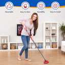 4 x Spin Mop Scrub Brush Head for O Ceda EasyWring 1-Tank System  Hard Bristle Brush Scrub Attachment for oceda Scrubber mop Head for Bathroom, Kitchen, Pool, Glass, and Tile Walls - 1 Pack