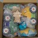 2 Pack Dinosaur Remote Control Cars for Toddlers 2 3 4 5 Years Old - Easter Birthday Gift Ideas for Boys Ages 2-5, Kids Dino Toys RC Vehicle with Lights and Music for Family Fun(Yellow Green)