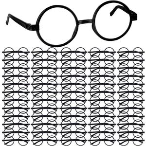 TUPARKA Wizard Glasses with No Lenses and Lightning Bolt Tattoos