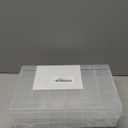 2 Pack 36 Grids Clear Plastic Organizer Box with Adjustable Dividers, Small Craft Organizers and Storage, Compartment Container for Bead, Nail, Jewelry, Art, DIY Crafts, Fishing Tackle, Small Items