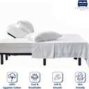Cottingon 4 Piece Flex Head King Sheet Set, Top 34 Inch Split Sheets for Sleep Number Adjustable Beds, Soft Breathable 100% Egyptian Cotton, Fits Upto 16" Deep Mattress 78"X80"+ 34", White