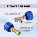 Lichamp Automotive R1234yf Can Tap, R 1234yf Self Sealing Can Tap and Puncture AC Freon Can 1234yf Adapter Fittings, TBN1
