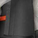 DiffCar Seat Covers for Ford F150: 2015-2026 SuperCrew/Crew Cab, Full Set Faux Nappa Leather Truck Seat Covers for F-150 XL XLT, Custom Fit Car Accessories Pickup Seat Protectors for F 150, Black/Red