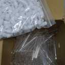 Xuhal 200 Pack Clear Plastic Test Tubes 12 x 100mm 12 ml Lab Tubes Test for Scientific Themed Birthday Party Supplies