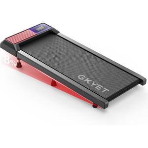 Walking Treadmill Pad with 8% Incline for Home, Under Desk Treadmill for Home Office, 2.5HP Quiet Portable Walking Mat, 265 lbs Capacity, Compact Treadmill for Small Spaces with 15" x 35.4" Belt