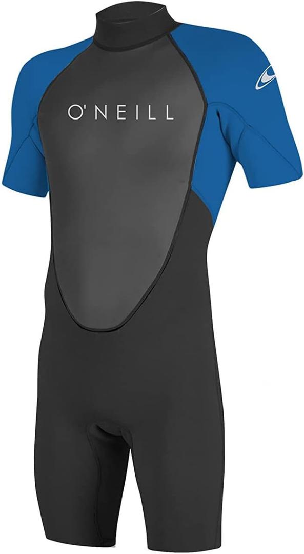 O'Neill Men's Reactor-2 2mm Back Zip Short Sleeve Spring Wetsuit, Lightweight Warmth and Flexibility for All Water Activities, Medium