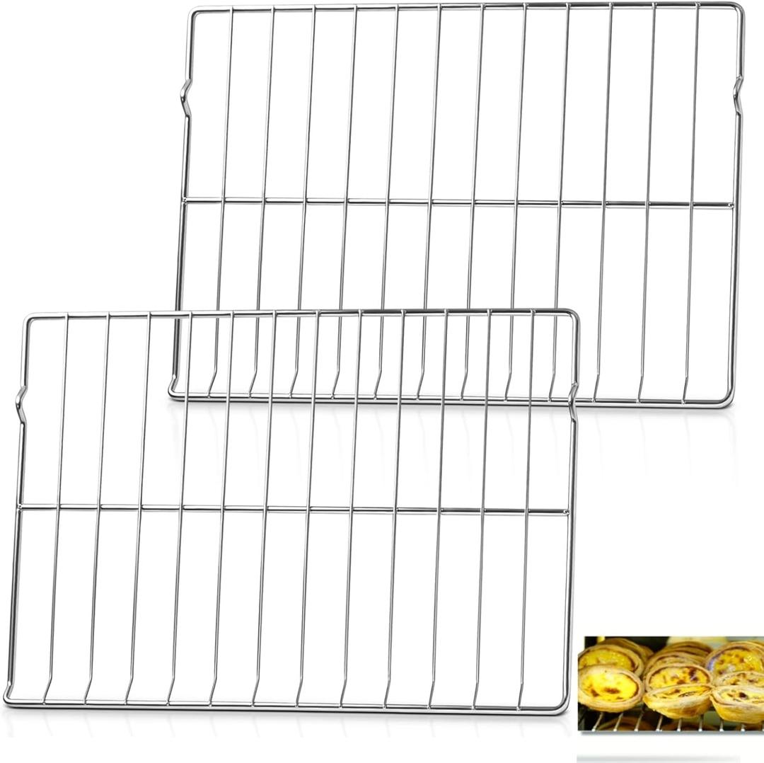 MHL63531403 MHL63411403 Oven Rack 24.6 x 16, Compatible with LG Oven LDG4313ST LTE4815ST LTE4815BM LTE4815BD,304 Stainless Steel Oven Wire Rack Perfect for Baking and Roasting, 2 Pack