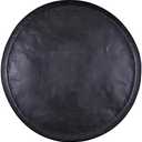 Santa Barbara Design Studio Table Sugar Iron Serving Tray, 24-Inch Diameter, Black