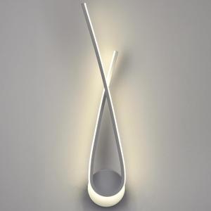 LED Vanity Light Modern Sconces Wall Lighting Indoor White Wall Sconce for Bedroom Living Room Doorway Hallway