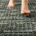 Kitchen Rugs Sets of 2-Non Slip Kitchen Mats for Floor-Thick Stain Resistant Vintage Kitchen Floor Mat Runner Carpet for Hallways Entryway Laundry Room WashableGreen 20"x47"+20"x32"