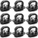 DZ97903 Truck Bed Side Wall Tie Down Anchors, Bed Cargo Hooks for 2007-2024 Chevy Silverado 1500 2500 3500 Chevy Colorado IGMC Sierra 1500 2500 3500 I GMC Canyon 9PCS