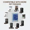 6-Pack Pet Food Desiccant Bags, Compatible with Automatic Cat Dog Feeders, Keep Pet Food Dry and Fresh
