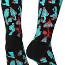 Mushroom Funny Socks Novelty Crew Socks For Women Men