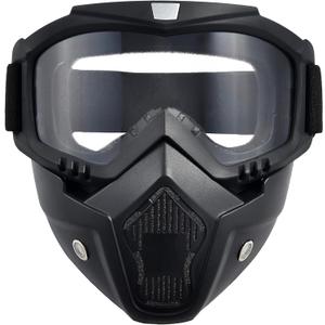 Motorcycle Face Mask Full Face,Dirt Bike Goggles Motocross, ATV, Offroad, Riding Racing Goggles for Men Women