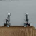 Wooden Toilet Seat Round with Metal Hinges, Wood Toilet Seat for American Standard Size Toilet Seats, Easy to Install