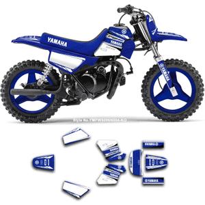 Kungfu Graphics Decal Kit for Yamaha PW 50 PW50 piwi 50, Blue, YMPW5096N004-KO