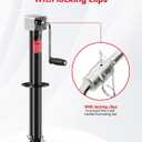 FZZD 5000 lbs A-Frame Trailer Jack, 20-24V Cordless Drill Compatible