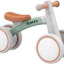 SEREED Baby Balance Bike for 1 Year Old Boys Girls 12-24 Month Toddler Balance Bike, 4 Wheels Toddler First Bike, First Birthday Gifts (Green)