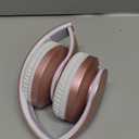 ZIHNIC Bluetooth Headphones Over-Ear, Foldable Wireless and Wired Stereo Headset Micro SD/TF, FM for Cell Phone,PC,Soft Earmuffs &Light Weight for Prolonged Wearing(Rose Gold)