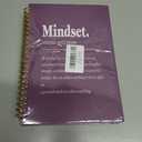 Knibeo Mindset Inspirational Notebooks Journal - Anti Anxiety Notebook, 5.5×8.3 Inch Inspirational Spiral Bound Notebook with 164 Pages, College School Supplies(Violet), Set of 2