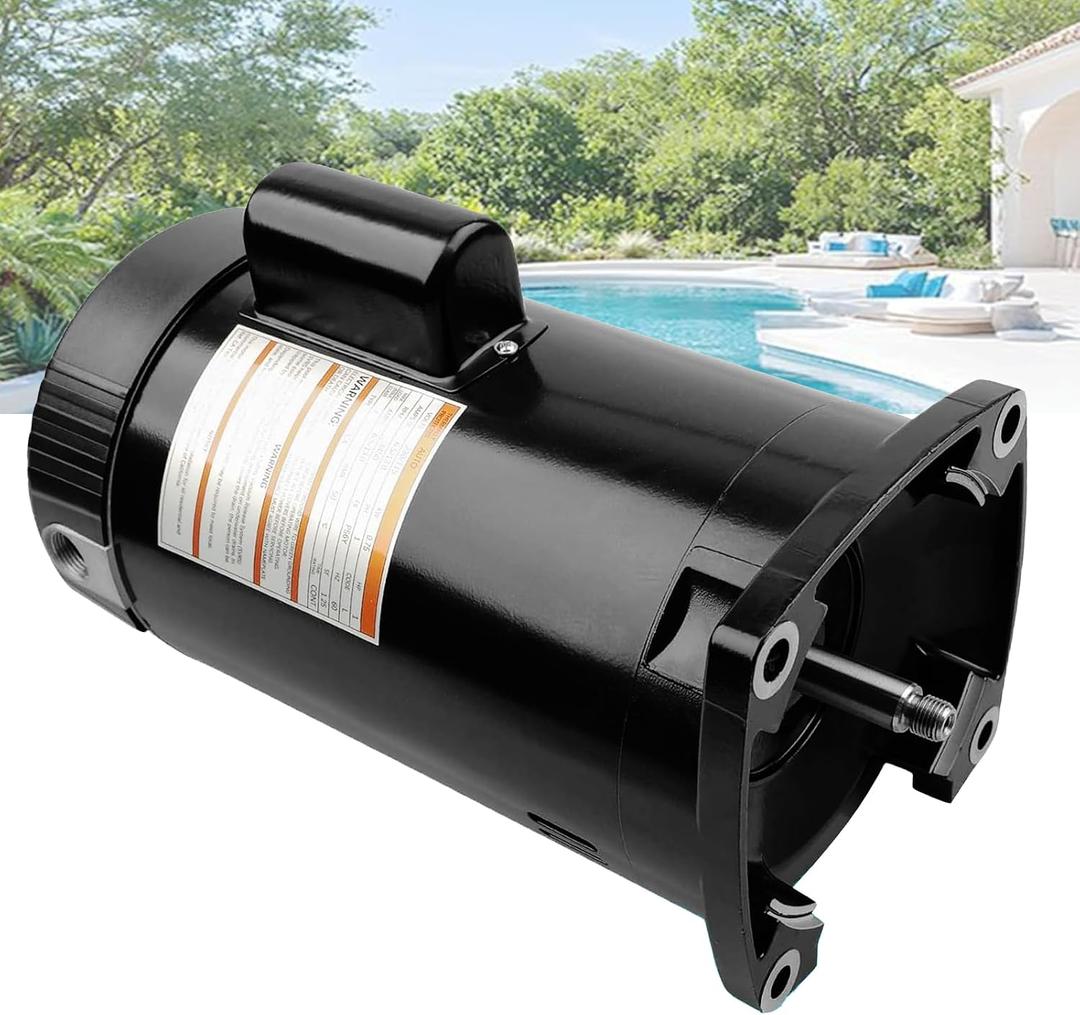 B2854 Pool Pump Motor,1-1/2 HP,56Y Frame,230/115 Volts,3450 RPM,Compatible withwith A.O. Smith Century,Pentair Sta-Rite Whisperflo Challenger Pinnacle Anthony Above&In Ground Pool Pumps