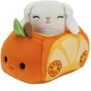 Set of 5 Toys Robyne Bunny Rabbit Squishville, Squeezamal plush toy, BumBumz GardenBumz, BumBumz RetroBumz, Aurora World Snowy Owl plush toy