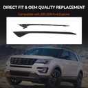 A-Pillar Molding Trim Kit Compatible with 2011-2019 Ford Explorer Left Driver Side Outer & Inner Windshield Molding Trim Replace BB5Z-7803145-AA 926-450 BB5Z-7803137-AA BB5Z-7803137-AB BB5Z-7803137-BA