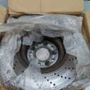 Brembo 09.9764.23 Floating two piece UV Coated vented drilled + Slotted Front Brake Rotor MERCEDES-BENZ OE# A2194210212