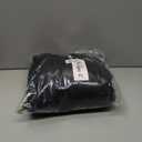 Yeokou Women's Casual Full Zip Up Sherpa Lined Hoodie Sweatshirt Jacket Coat (X-Large, Black)