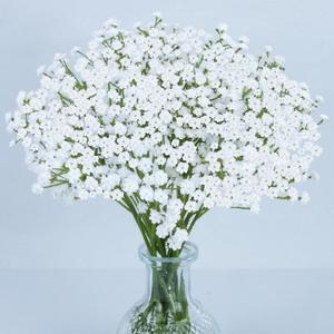 MAQIAHN 3 Baby Breath Artificial Flowers - Babies Breath Flowers Artificial Bulk Faux Flowers Bouquet White Flores Greenery Real Touch Fake Flowers Arrangements Wedding Centerpieces Tables Decorations