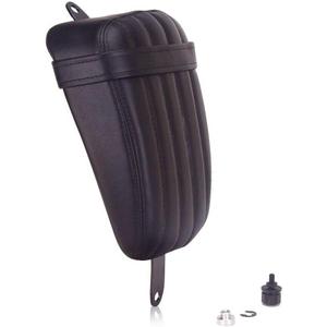 WOWTK Rear Passenger Seat Cushion Grid Seat Pad Fits for Harley Softail 2018-2025 Street Bob FXBB 18-later FXBB, FXST and '21-later FXBBS models