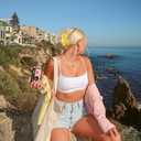 ISCRM Flower Hair Claw Clips for Women Girls,Cute Big Claw Clips for Thick/Thin Hair Claws,Plumeria Hibiscus Hawaiian Flower Hair Clips for Hair,Summer Beach Hair Accessories Gifts (varicolored)