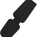 Magnetic Leather Sunglass Holder, Eyeglass Hanger Clip for Car Sun Visor, Suitable for Different Size Eyeglasses(Black, 1 Pack)