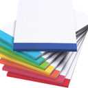 Jetec 8 Pcs Small Graph Paper Notepad 5 x 8 Inch Mini Notebook Double Sided Memo Pads Back to School Supply Pocket Notepad Assorted Colors 50 Sheets Graph Paper Notebook (Colorful)