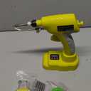 Taingwei Cordless Soldering Iron Kit for Ryobi 18v Battery,75W LED Digital Solder Iron Soldering Gun with 5pcs Tips,50g 0.04 Solder Wire for any Hobby Enthusiast (Battery not included)