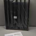 Black 37-74" Dog Gate Foldable Dog Gates for Doorways Stairs House Freestanding Pet Gate Puppy Barries 24 inches Tall