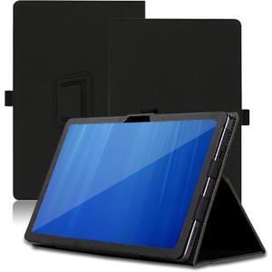 Case for Wacom Movinkpad Pro 14 14 inch, Wacom Movinkpad Pro 14 Tablet Case, Folding Stand Protective Cover with Pencil Holder and Wrist Strap, Full Protection. (Black)