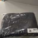 Aleumdr Women's 2 Piece Outfits Oversized Fleece Sweatsuit Zip Up Long Sleeve Sweatshirt with Wide Leg Sweatpants (Large, Black)